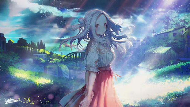 Cyanotype Daydream -The Girl Who Dreamed the World-
